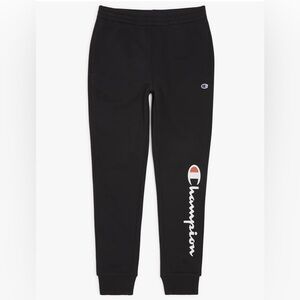 Champion Kids' Black Joggers with Logo
